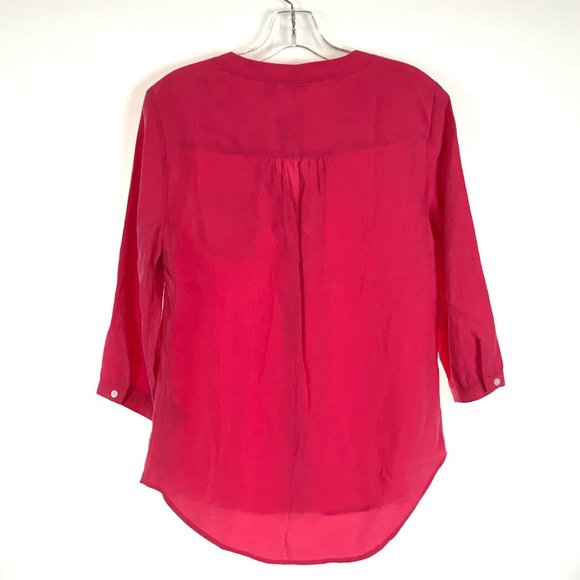NWT LL Bean Bright Harbor Shirt in Deep Fuchsia - Picture 2 of 2